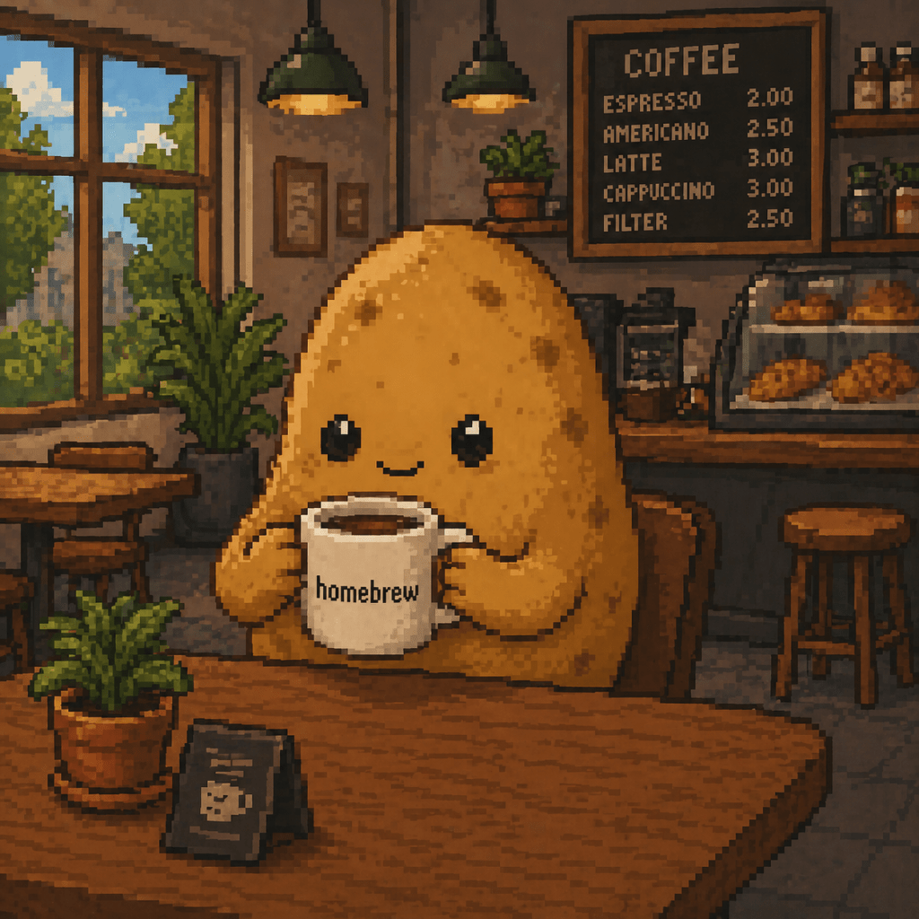 what better than drinking a homebrew coffe